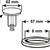 Goma cornat junta d62mm para tec317411 - tec380245