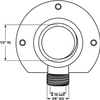 Cornat morsetto aggancio ch piastra muro 1 2vx10 - tec5826141