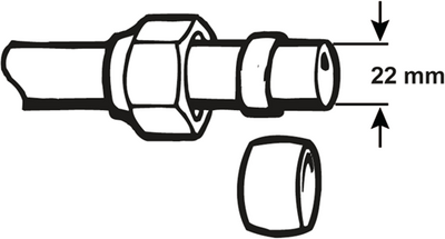 Cornat giunto a compressione anello ms 22mm (2 pezzi) - tec589080
