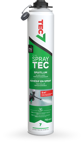 Tec7 ms polymeer spuitlijm voor dunne verlijmingen - aerosol | 750ml- 530001000