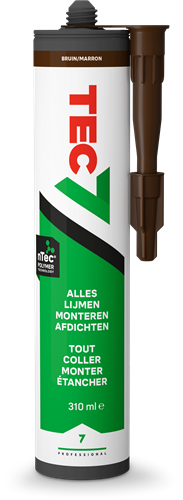 Kit universale cartuccia Tec7 310ml marrone - 535406000