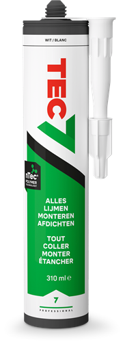 Tec7 cartucho sellador adhesivo universal 310ml blanco - 535206000