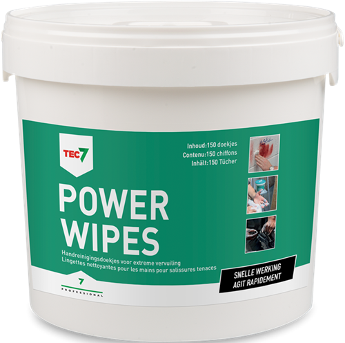 Salviette detergenti Tec7 powerwipes 150 salviette - 467035000