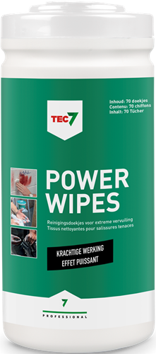 Tec7 powerwipes reinigingsdoekjes 70 doekjes - 467030000