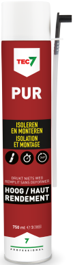 Tec7 pur | schiuma isolante e di montaggio | 750ml-670001000