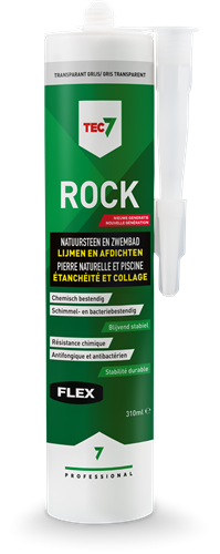 Tec7 rock transparant grijs | patroon 310 ml - 539306000