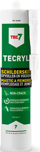 Tec7 tecryl sellador acrílico para pintor tubo blanco 310ml | 12 piezas