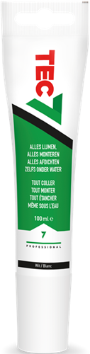 Kit universale tubo Tec7 100ml bianco - 535205000