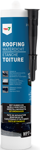 Tec7 wp7-301 cartucho impermeable para techos 310ml - 602150000