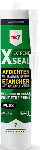 Tec7 x-seal antracita, cartucho, 310 ml | sellar todo y en todas partes - 528014000