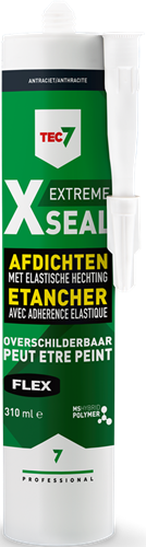 Tec7 x-seal antracita, cartucho, 310 ml | sellar todo y en todas partes - 528014000
