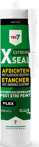 Tec7 x-seal nero, cartuccia, 310 ml | sigilla tutto e ovunque - 528013000