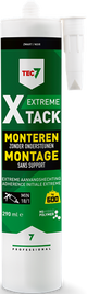 Kit montaggio rapido cartuccia x-tack Tec7 290ml nero - 534515000