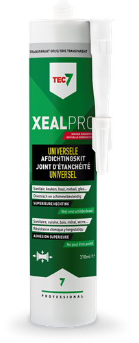 Tec7 xealpro afdichtingskit transparant grijs patroon 310ml - 528007000
