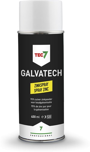 Tec7 zinc spray galvatech | aerosol | 400ml - 901112000