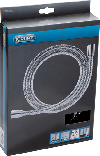 Flexo de ducha cornat 1m50 metal ch - tecb3362