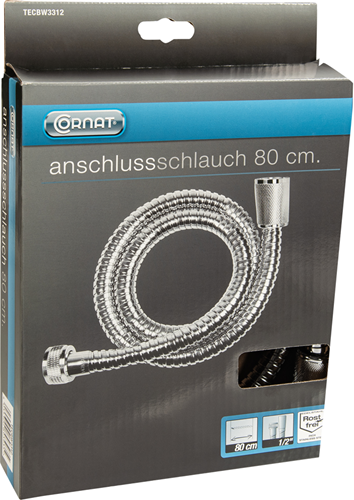 Cornat flessibile doccia acciaio inox 0m80 ch - tecbw3312
