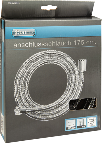 Cornat flessibile doccia acciaio inox 1m75 ch - tecbw3313