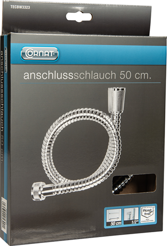 Cornat flessibile doccia acciaio inox 0m50 ch - tecbw3323