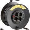 Enzo technik kabelhaspel h05 3x1,5qmm 25m zwart - 1167272