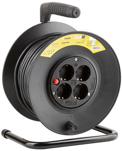 Avvolgicavo Technik h05 3x1,5qmm 25m nero - 1167272