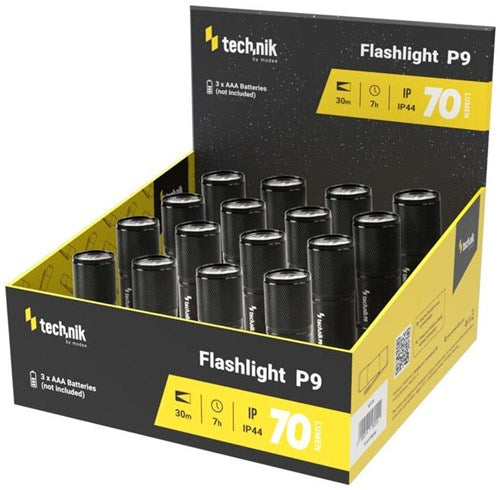 Torcia LED Technik in alluminio 3xaaa 70 lumen - 5720130