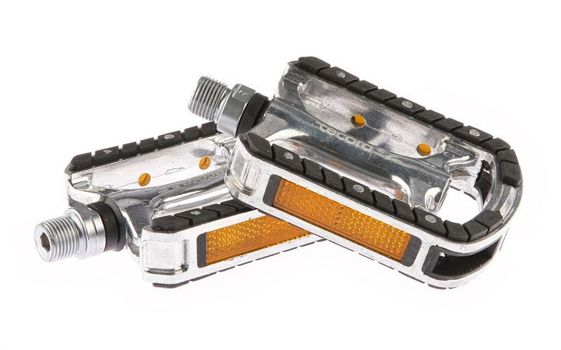 Tecora e pedal trekking, aluminio, con reflectores