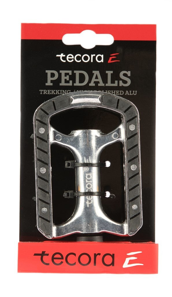 Tecora e pedal trekking, aluminio, con reflectores