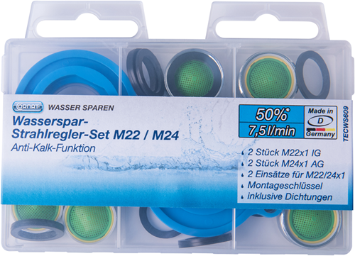 Cornat ahorro aireador eco-set 7,5l 16uds - tecws609