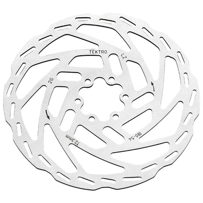 Rotor de freno de disco TEKTRO TR180-54 Ø180x2.3 mm, plata