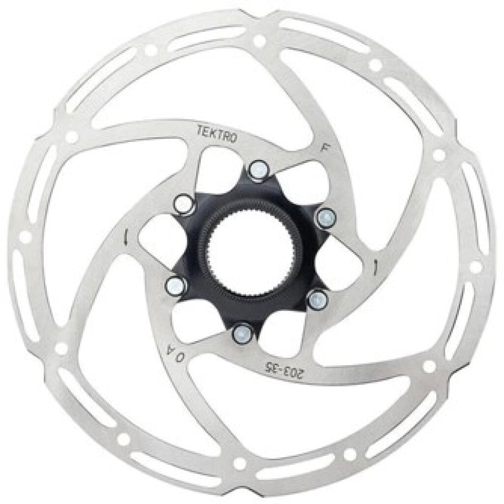 TEKTRO BRAKE DEST TR203-35 Ø203mm Centerlock Silver (imballaggio del workshop)