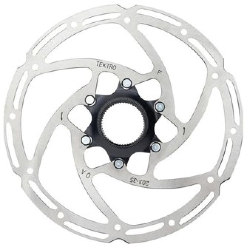 TEKTRO BRAKE DEST TR203-35 Ø203mm Centerlock Silver (imballaggio del workshop)