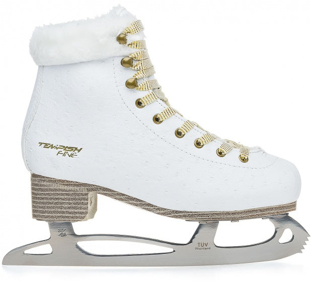 Figura tempistica pattinaggio sottili signore bianche dimensioni 38