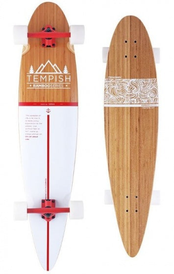 Flusso di longboard 109 x 23 cm bianco bianco