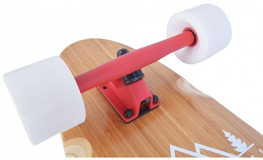 Flusso di longboard 109 x 23 cm bianco bianco