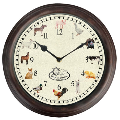 ESSCHERT Design ESSCHERT Design Klok con sonidos de Dieren Farm