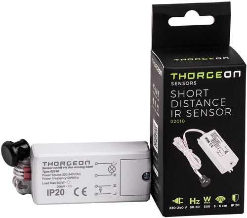 Detector de movimiento Thorgeon mini movimiento de mano IR incorporado 6 cm - 3900532