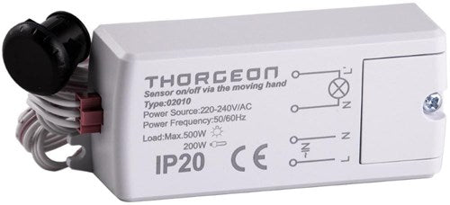 Detector de movimiento Thorgeon mini movimiento de mano IR incorporado 6 cm - 3900532