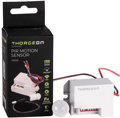 Thorgeon detector de movimiento incorporado mini blanco - 3900530