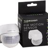 Rilevatore di movimento Thorgeon da parete a parete 180 gradi ip44 orientabile bianco - 3900502