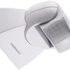 Enzo thorgeon bewegingsmelder opbouw wand 180 graden ip65 verstelbaar wit - 3900504