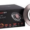Thorgeon Faretto da incasso LED 8.2W dimtowarm 96mm tondo orientabile acciaio sabbiato - LED4682