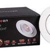 Thorgeon Faretto da incasso LED 8.2W dimtowarm 96mm rotondo orientabile bianco - LED4680