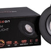Foco empotrable LED Thorgeon 8,2W dimtowarm 96mm redondo orientable negro - LED4681