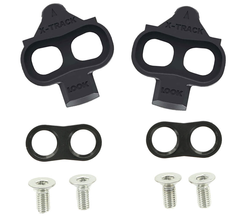 Look schoenplaatjes x-track mtb 6° grijs