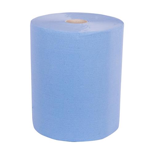 Carta per pulizia Towlers l=37cm l=380m rotolo blu in pp a 2 strati (2) | 2 pezzi