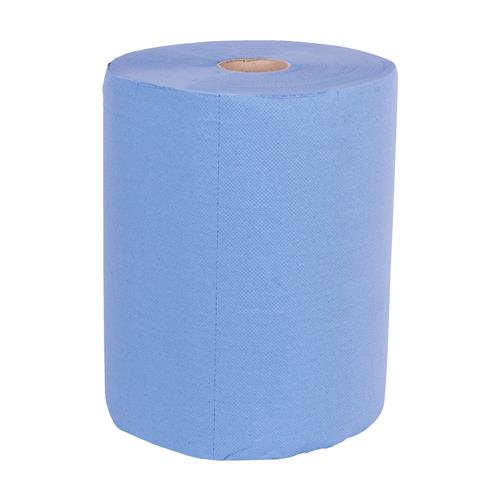 Carta per pulizia Towlers l=37cm l=190m rotolo blu in pp a 3 strati (2) | 2 pezzi