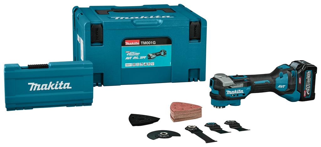 Makita tm001gz03 multiutensile xgt 40 v max senza batterie e caricabatterie, con set accessori in m-box - tm001gz03