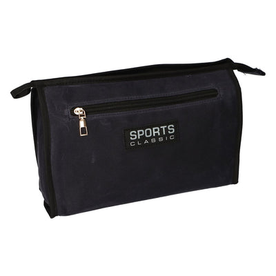 Traveller toilettas sports classic military blauw paars 30cm x 24cm
