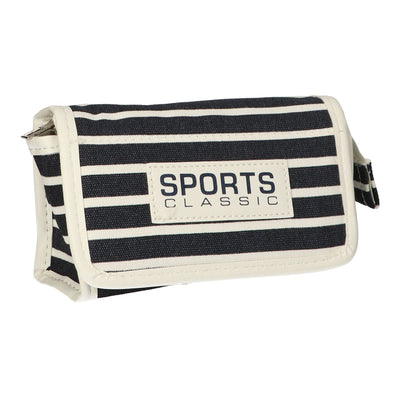 Stripe borse a specchio da viaggiatore Blauw Sports Classic 16.5x11cm